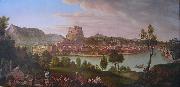 Ansicht von Salzburg vom Burglstein aus